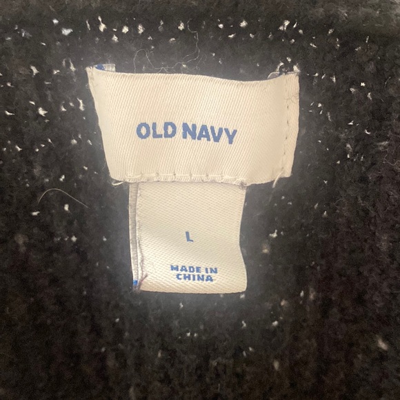 Old Navy Black Knit Long Cozy Cardigan Sweater - Picture 3 of 5